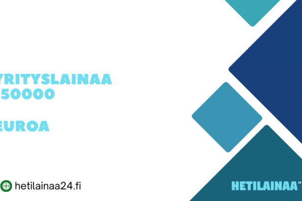 Yrityslainaa 150000 euroa